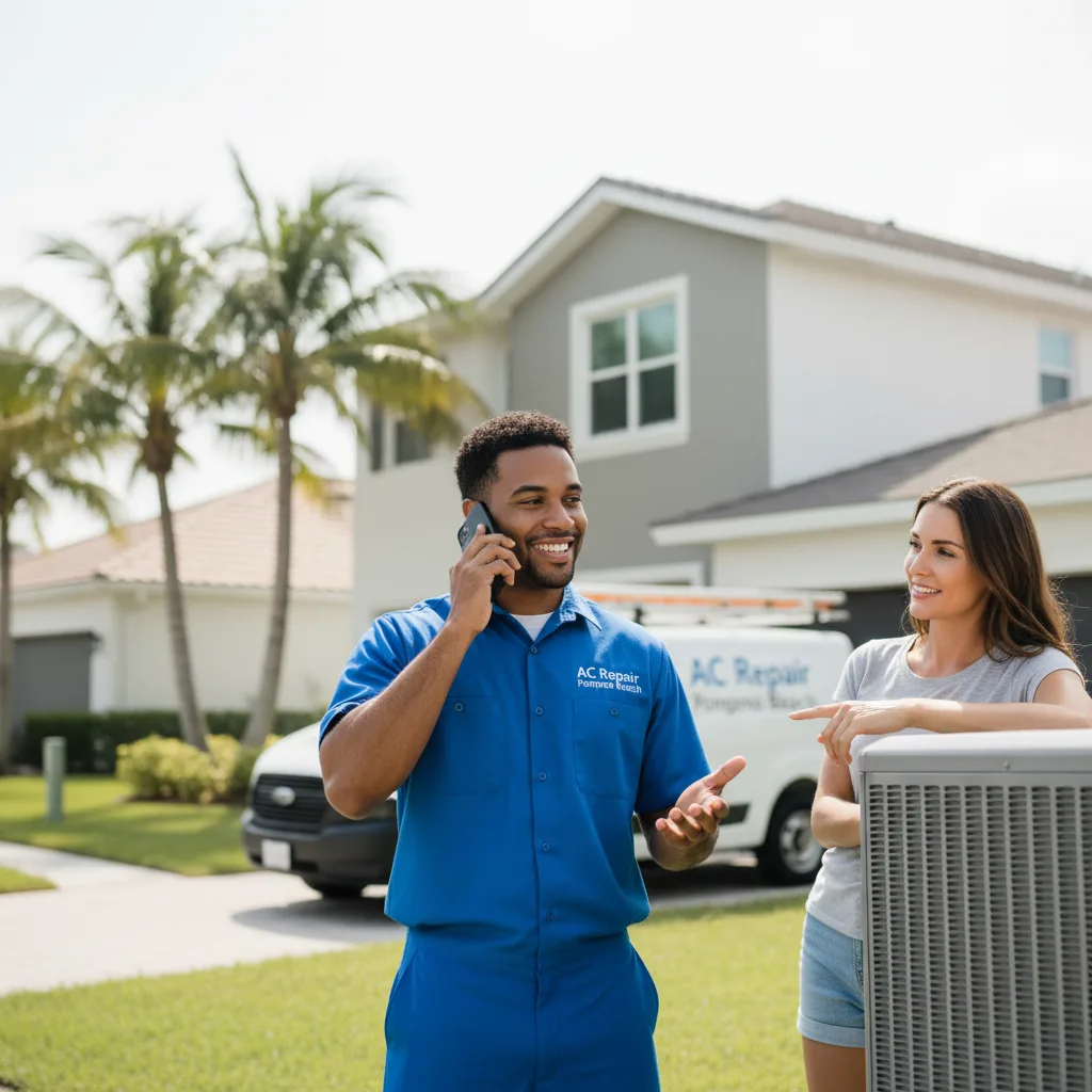 AC Repair Pompano Beach customer support in Peralta